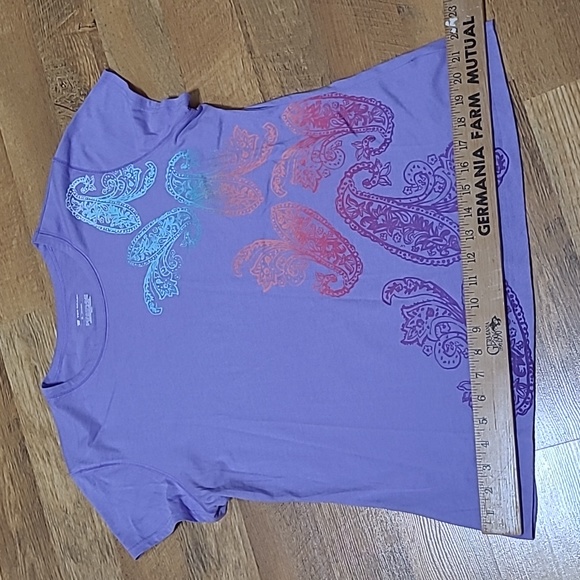 Tek Gear- SS tee Rainbow Paisley - Picture 6 of 9